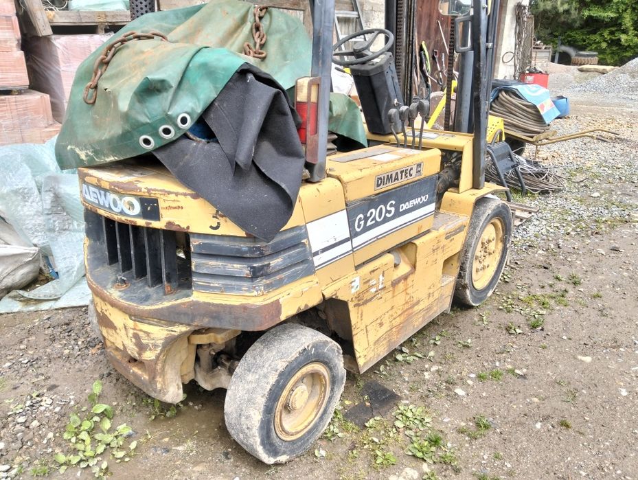 Wózek widłowy daewoo G20S do remontu