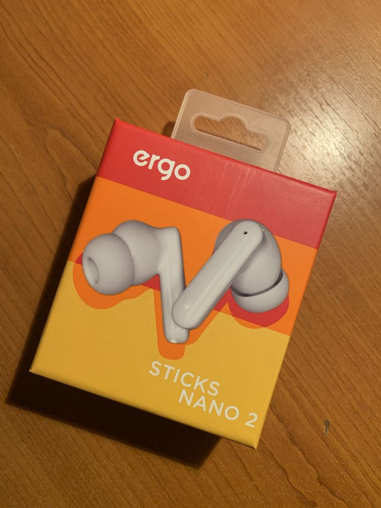Наушники Ergo BS-730 Sticks Nano 2 white (new)