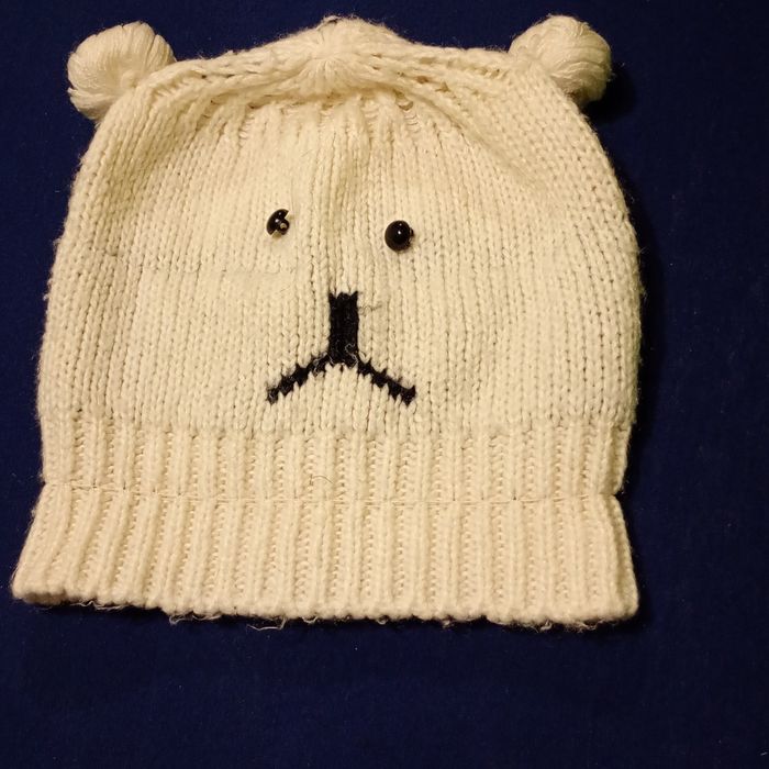 Czapka miś rozmiar 122 za 5 zl