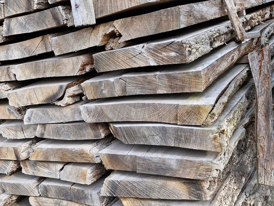 Tarcica dębowa 42-45mm, sezonowana 3-4 lata