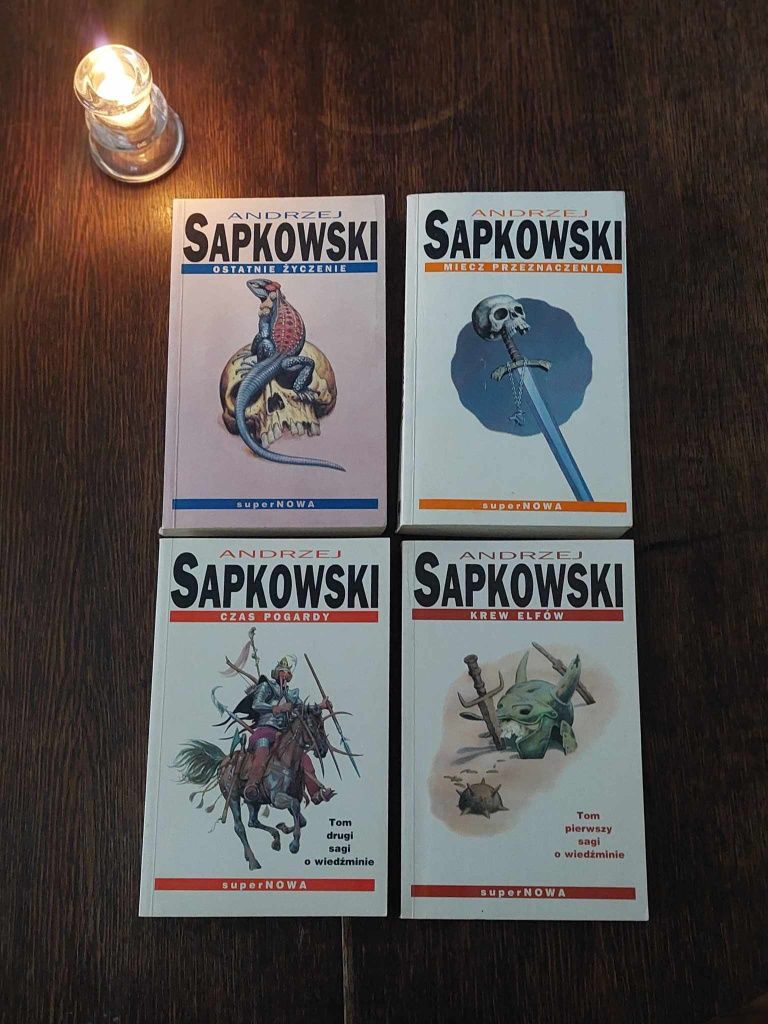 Saga o Wiedźminie Andrzej Sapkowski SuperNowa Komplet