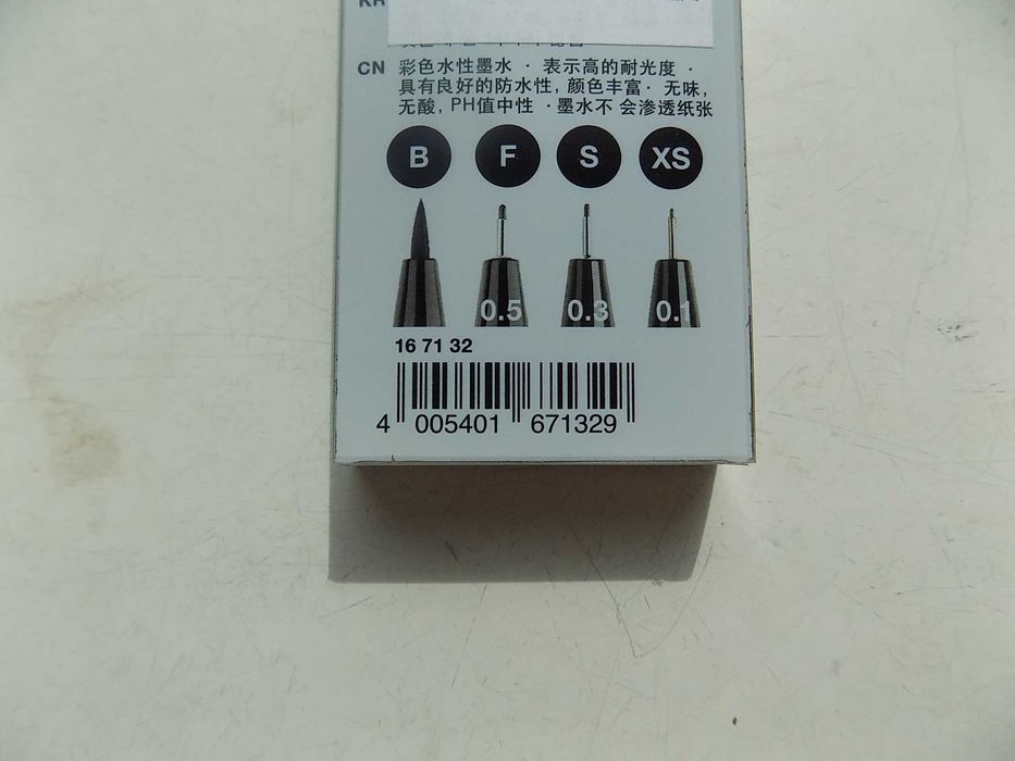 Набор ручек капиллярных PITT Artist Pen Manga 4 шт (черные)