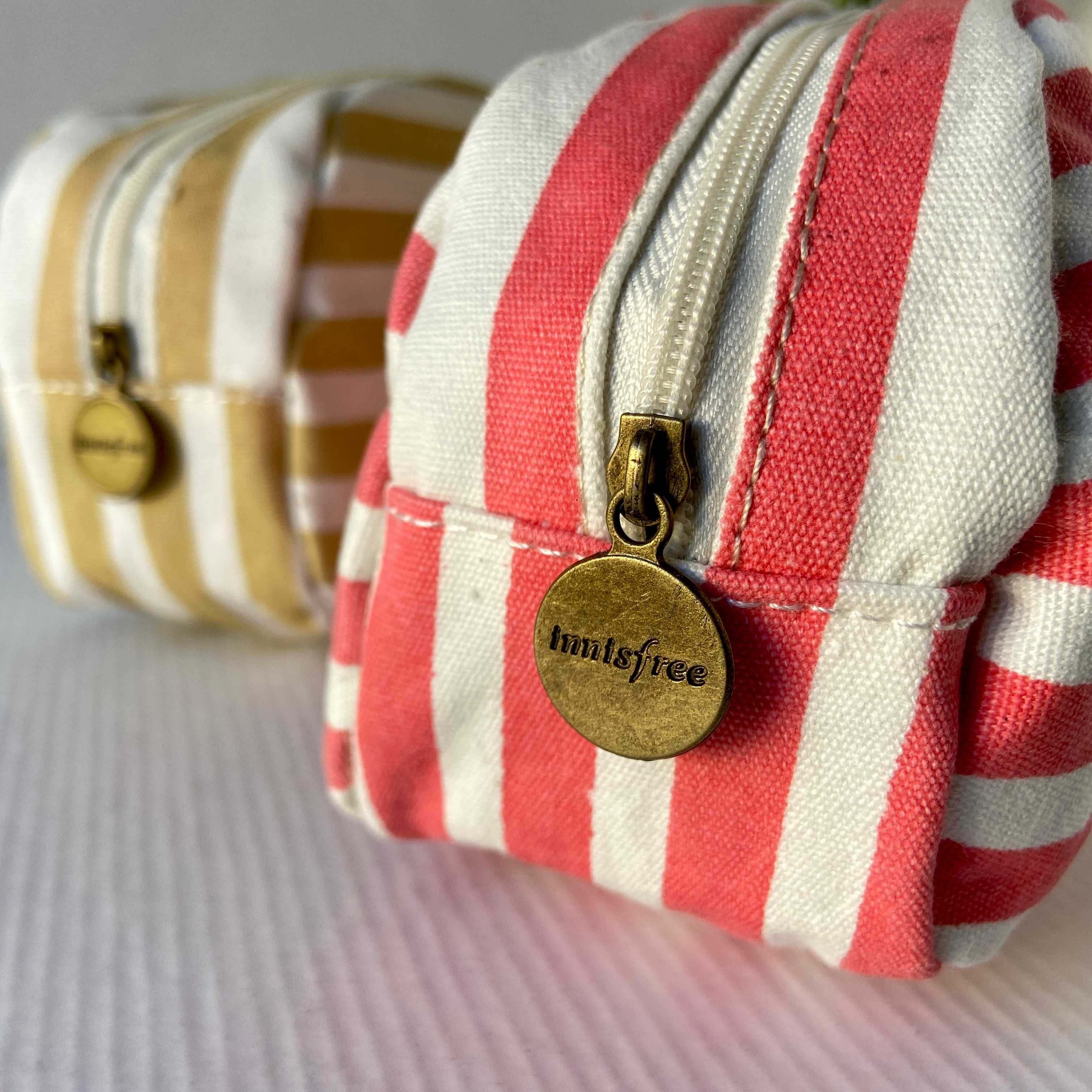 Bolsa nécessaire de algodão coral