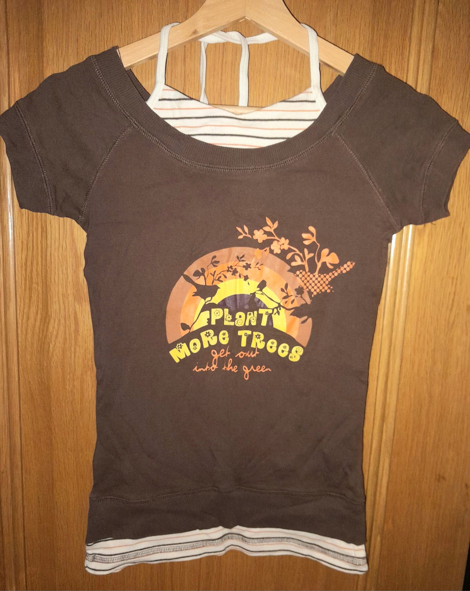 T-shirt efeito duplo XS Clockhouse