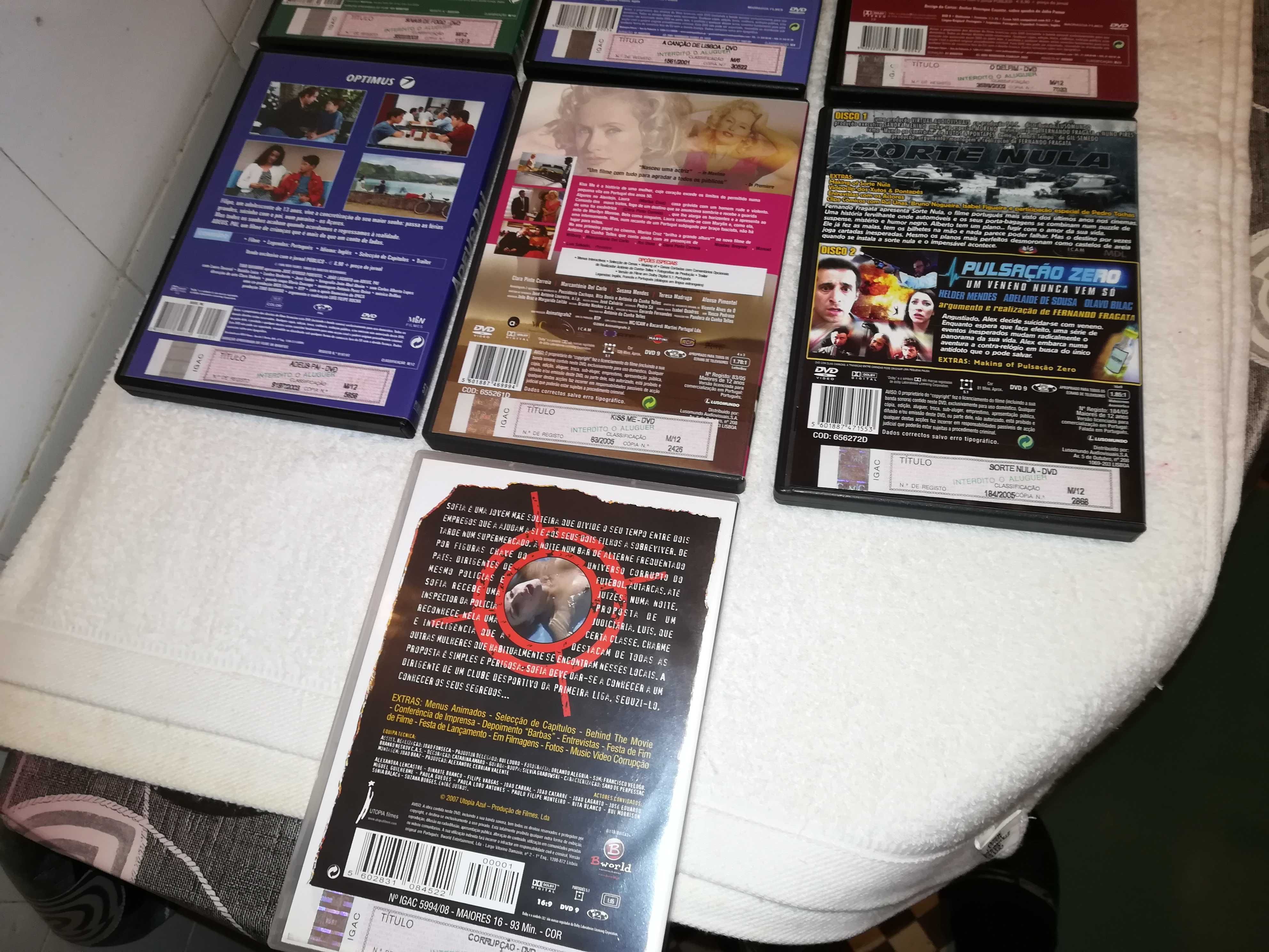 filmes portugueses (diversos dvds)