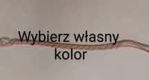 Własnoręcznie pleciona bransoletka/brelok.