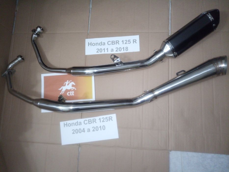 ESCAPE Honda CBR 125 completo CBR125R 125R