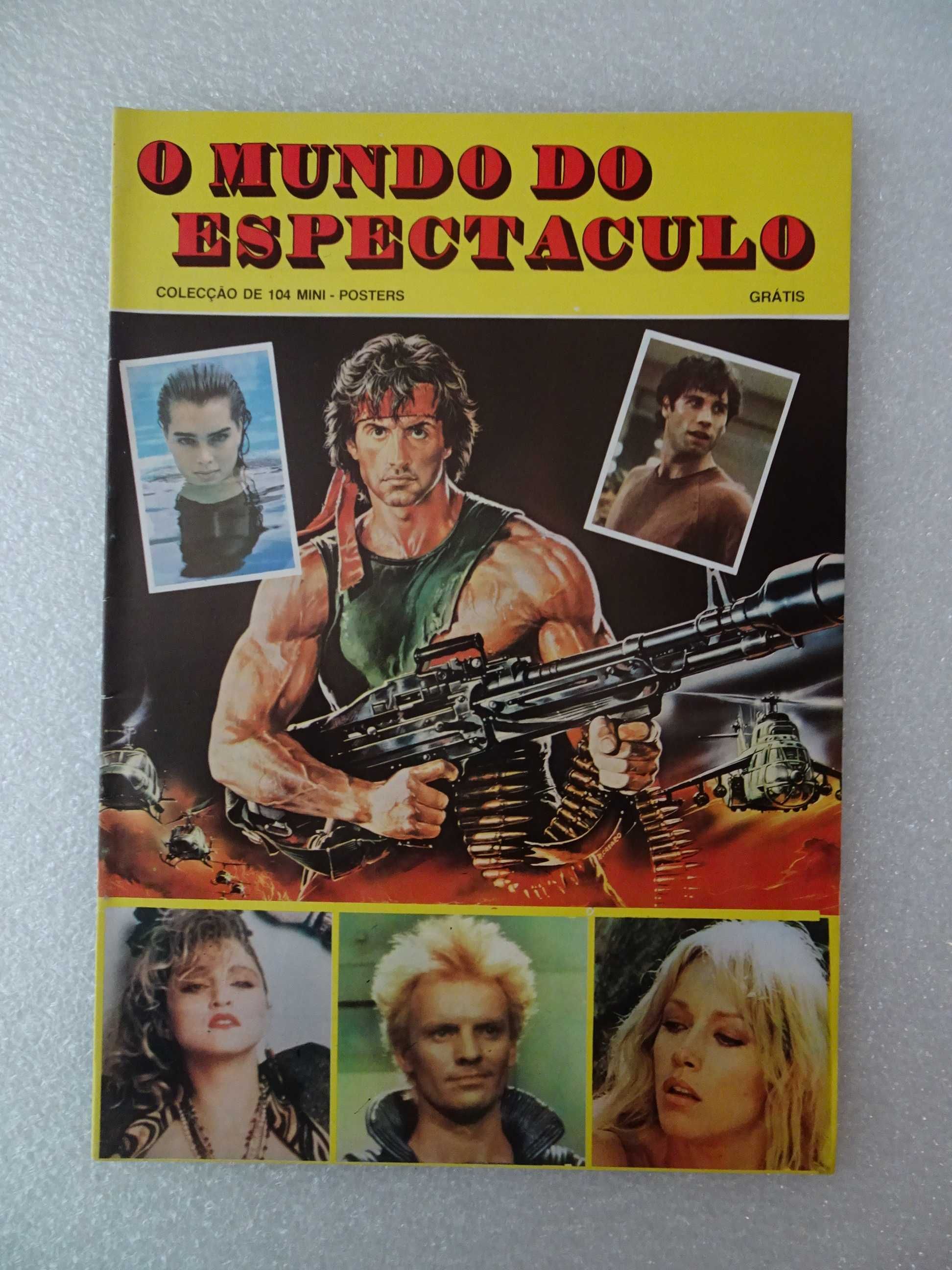 Caderneta de cromos vazia O Mundo do Espectáculo ..