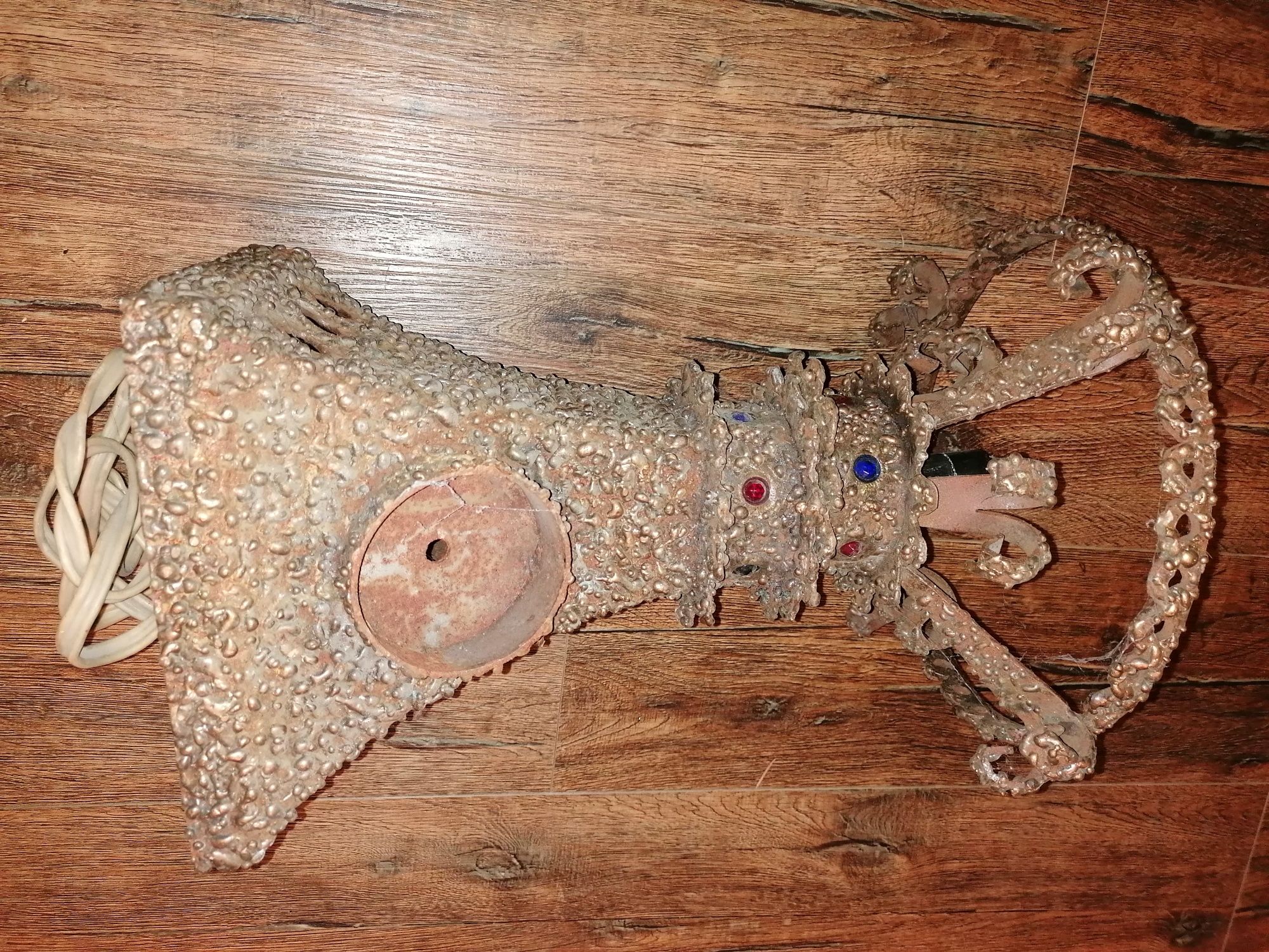 Stara lampa projekt zabytkowa biurkowa