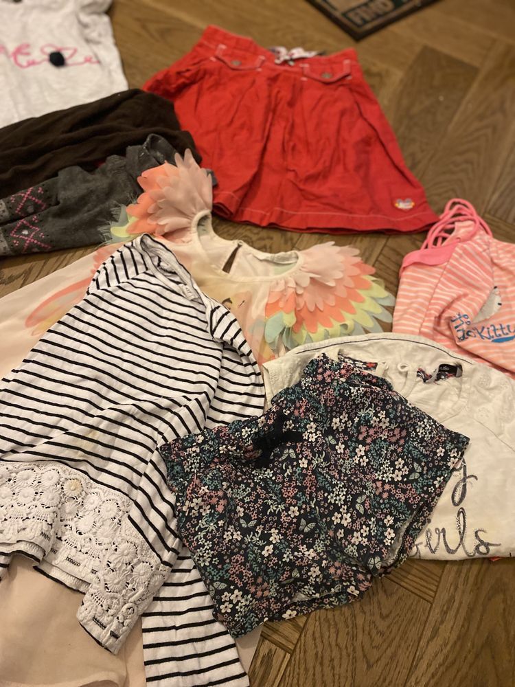 15 używanych ubranek dziewczęcych: H&M Smyk GAP 110 i 116 spodnie