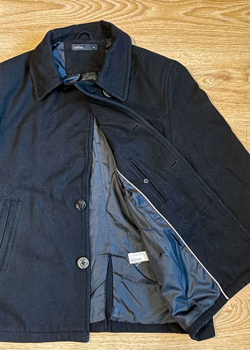 Casaco Peacoat Lã Preto Lefties, XL