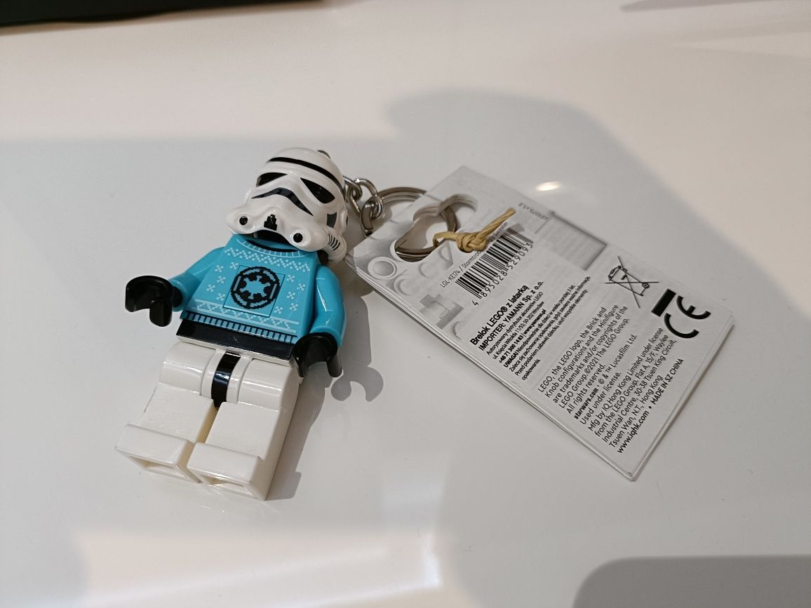 Brelok Lego Stormtrooper z latarką Star wars LGL-KE174