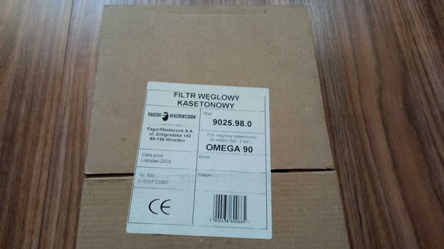 Filtr węglowy kasetonowy 9025.98.0 do Mastercook Omega 90 - kpl. 2szt.