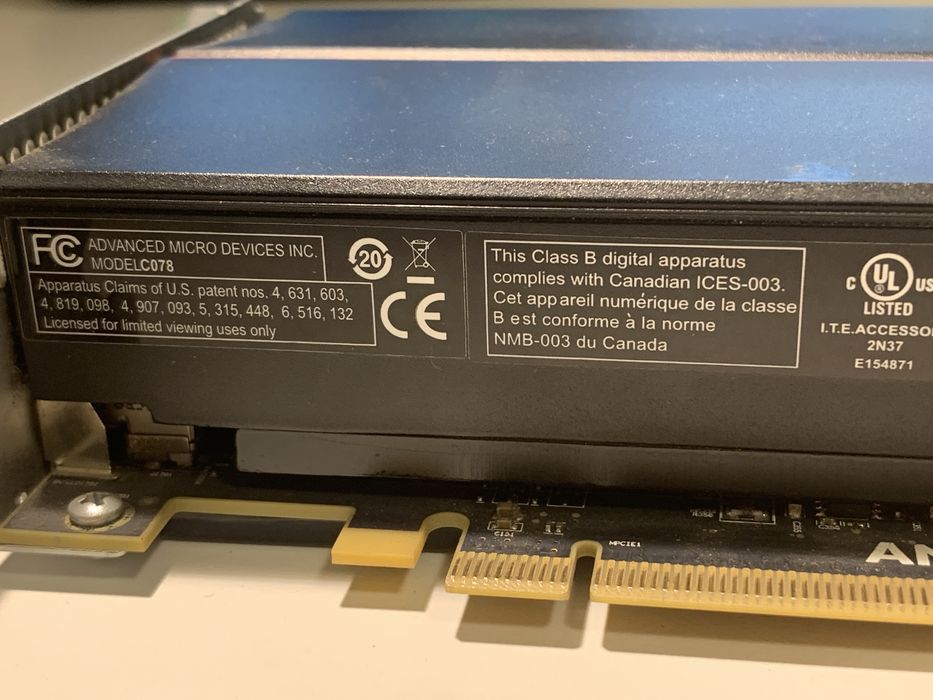 ATI (AMD) RADEON 5870 Mac edition 1GB DDR5