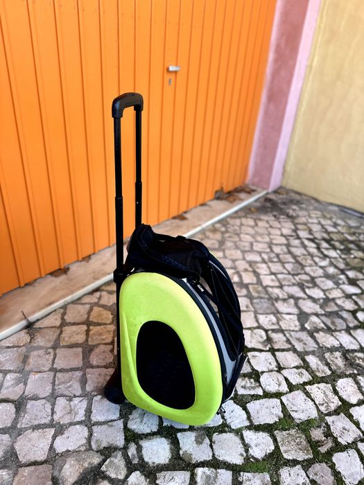 Carrinho-bolsa Ibiyaya 3 em 1 para animais até 8 kg”