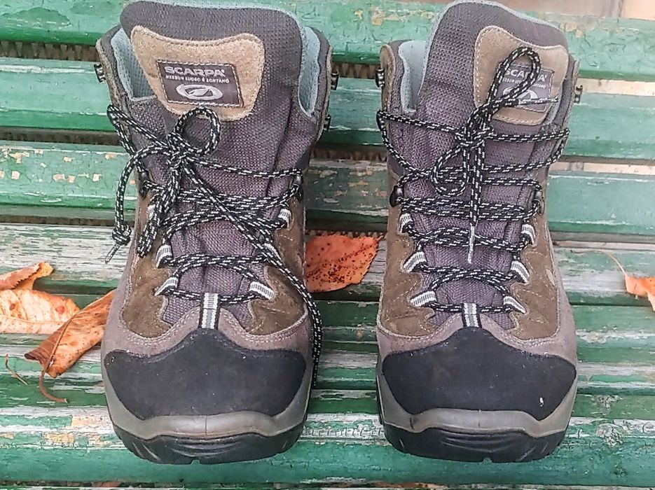 Трекинговые ботинки Scarpa подошва Vibram. внутри на. Gore Tex