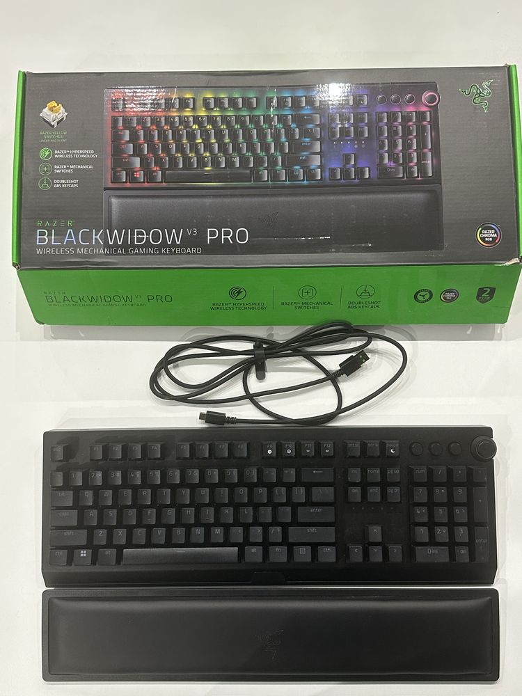 Klawiatura Razer Blackwidow V3 Pro Wireless Yellow Switch