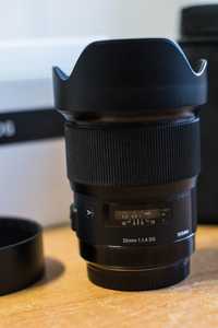 Sigma 20/1.4 DG  ART  mocowanie Canon