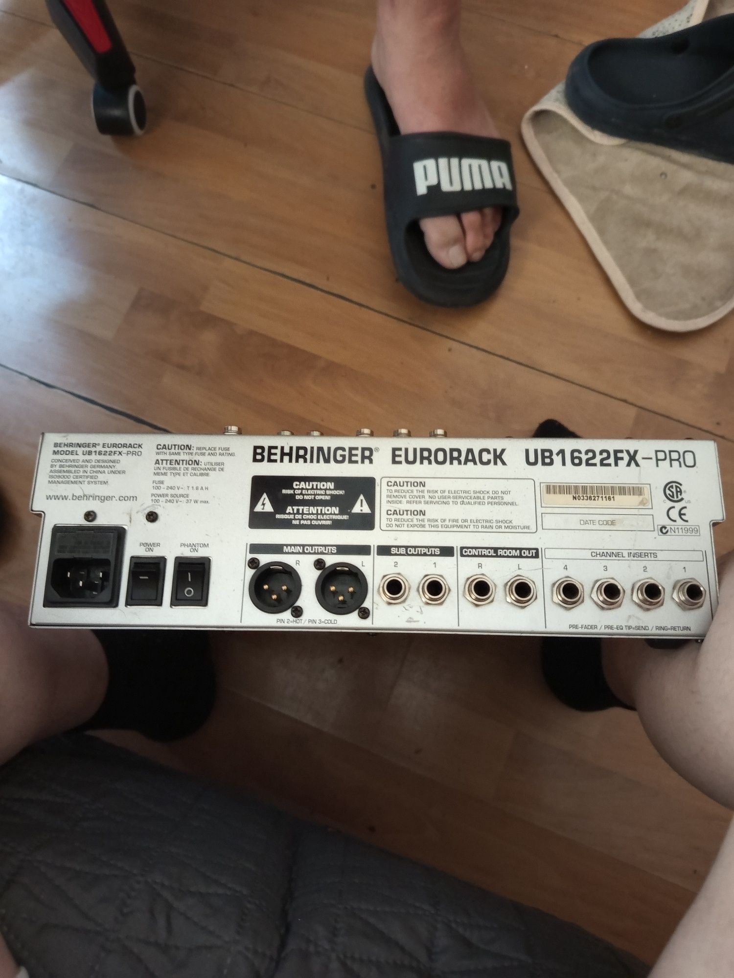 Mikser Behringer Eurorack ub1622FX