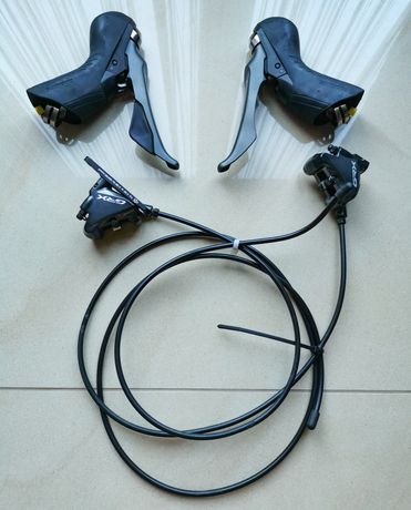 Komplet hamulców Shimano GRX ST-RX810-R /BL-RX810-L gravel, szosa