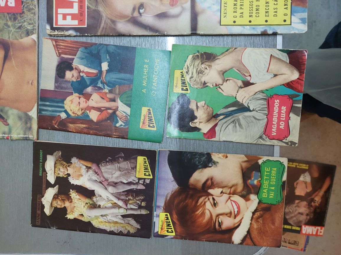 Lote revistas com brigitte bardot na capa