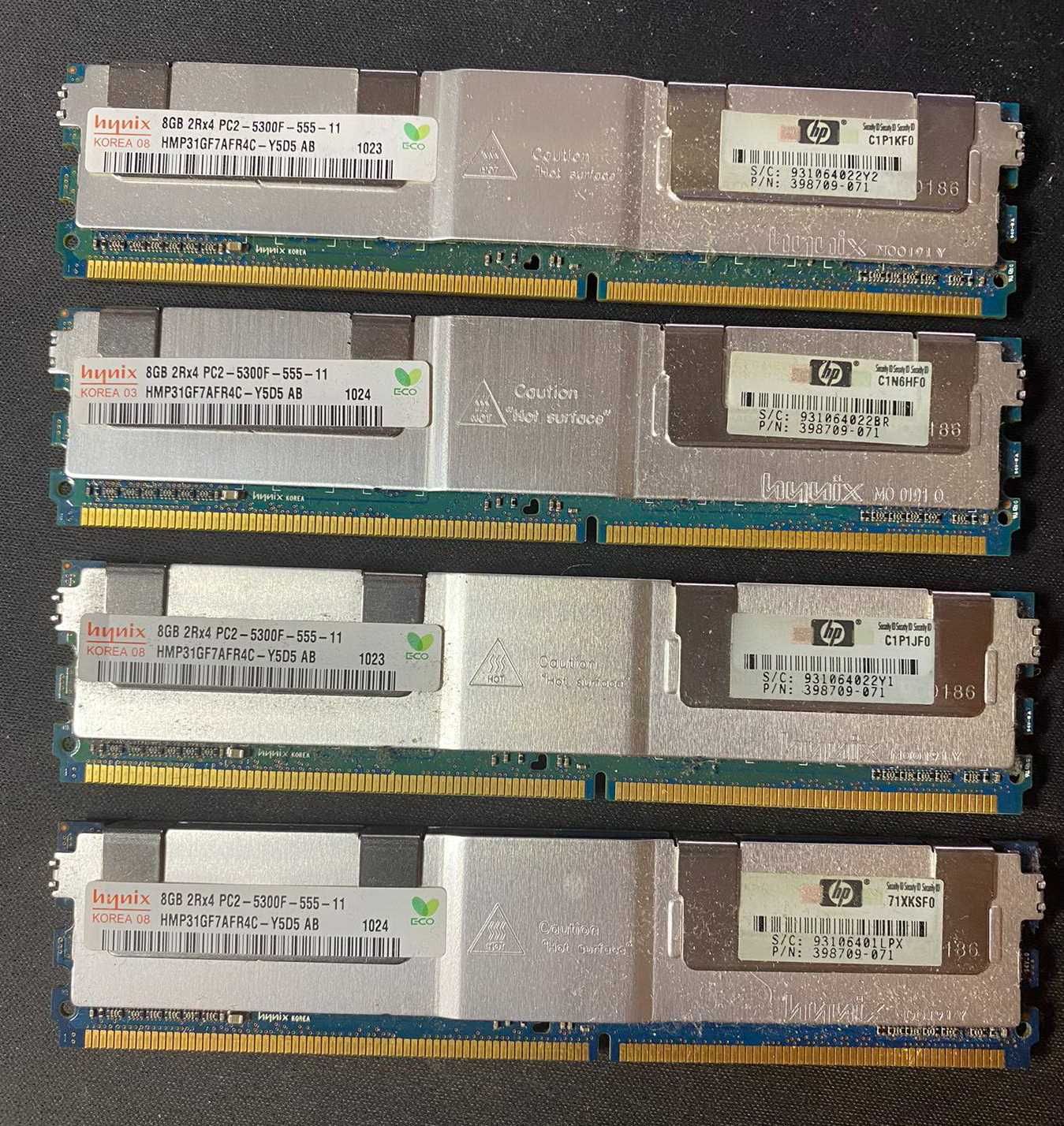 Серверна пам'ять 4G 8G DDR2 PC2-5300А (677MHz) ECC