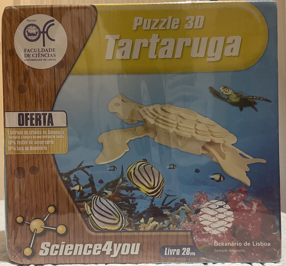 Puzzle 3D Tartaruga