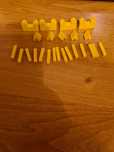 Catan, drewniane pionki, figurki do gry