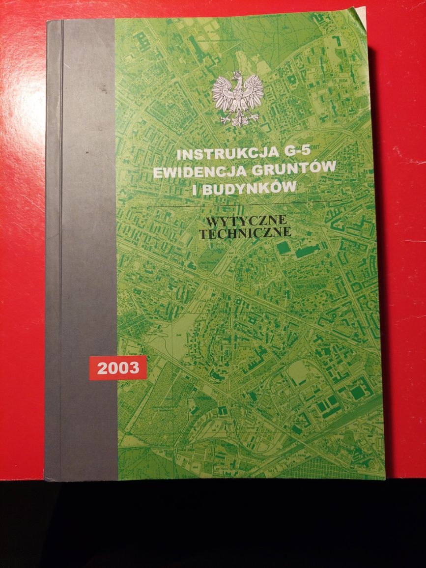 Instrukcja G-5 ewidencja gruntów i budynkow