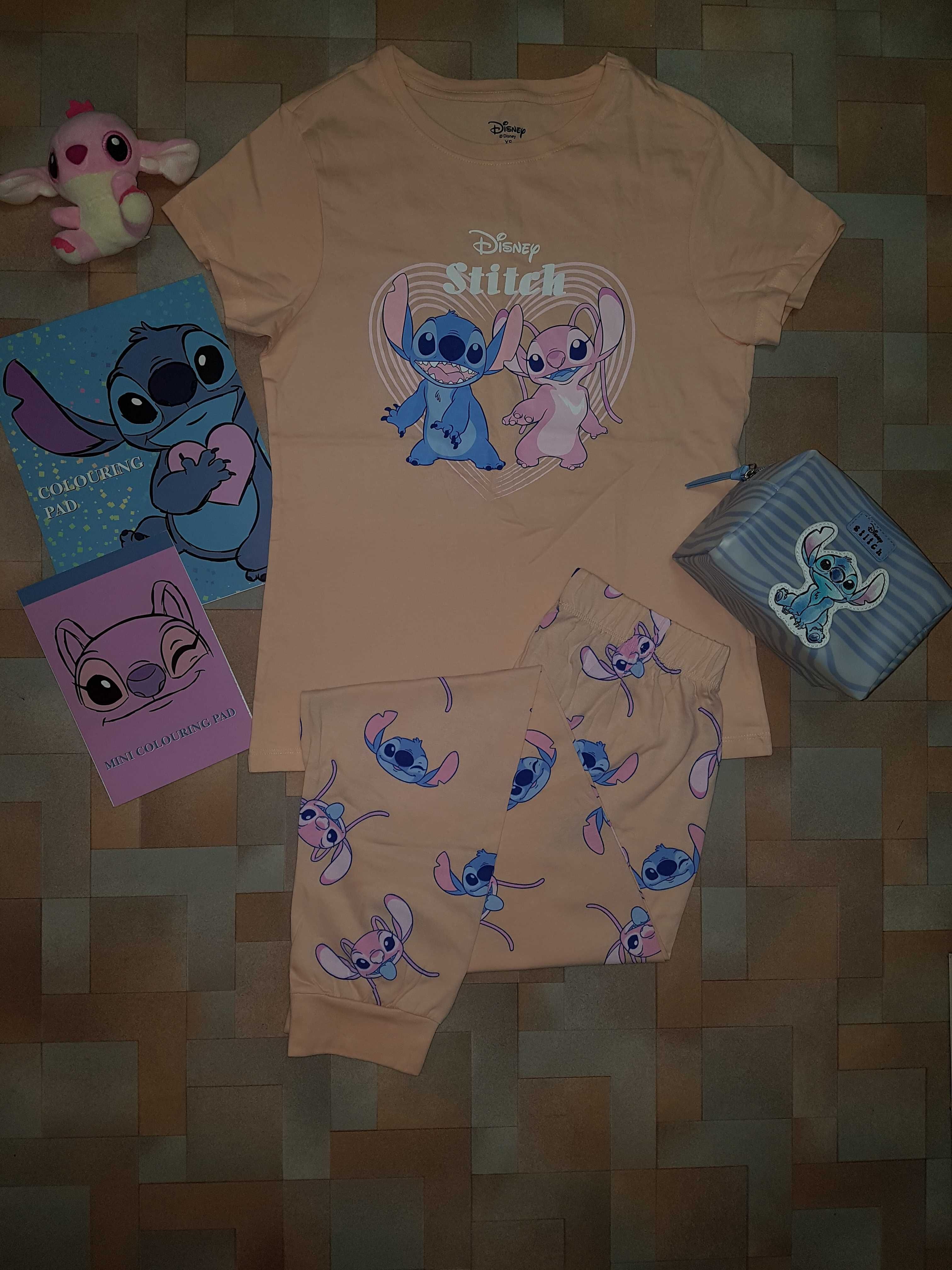 Мега красивая, яркая пижама, комплект Стич, Stitch Disney 2XS-XS р-р
