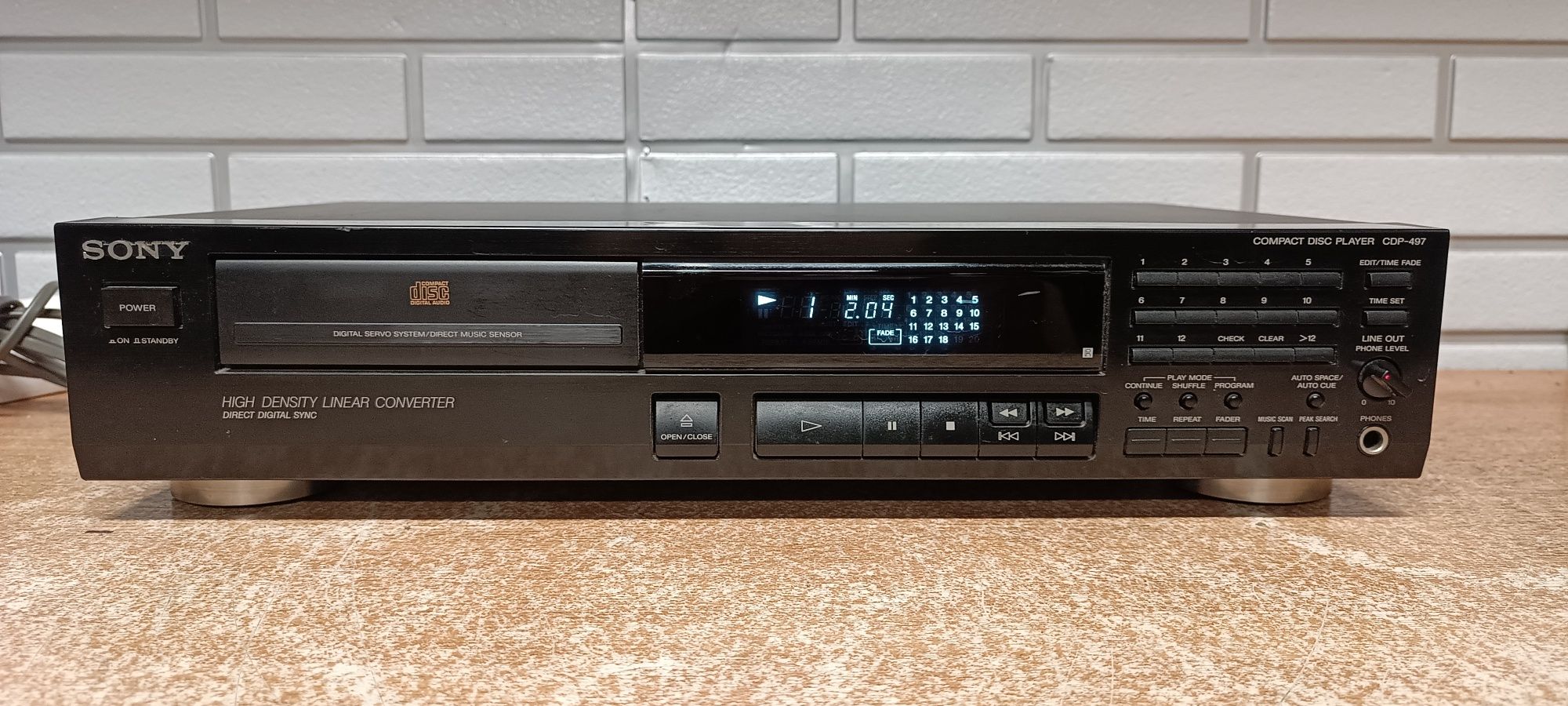 Odtwarzacz Cd player SONY cdp-497 .