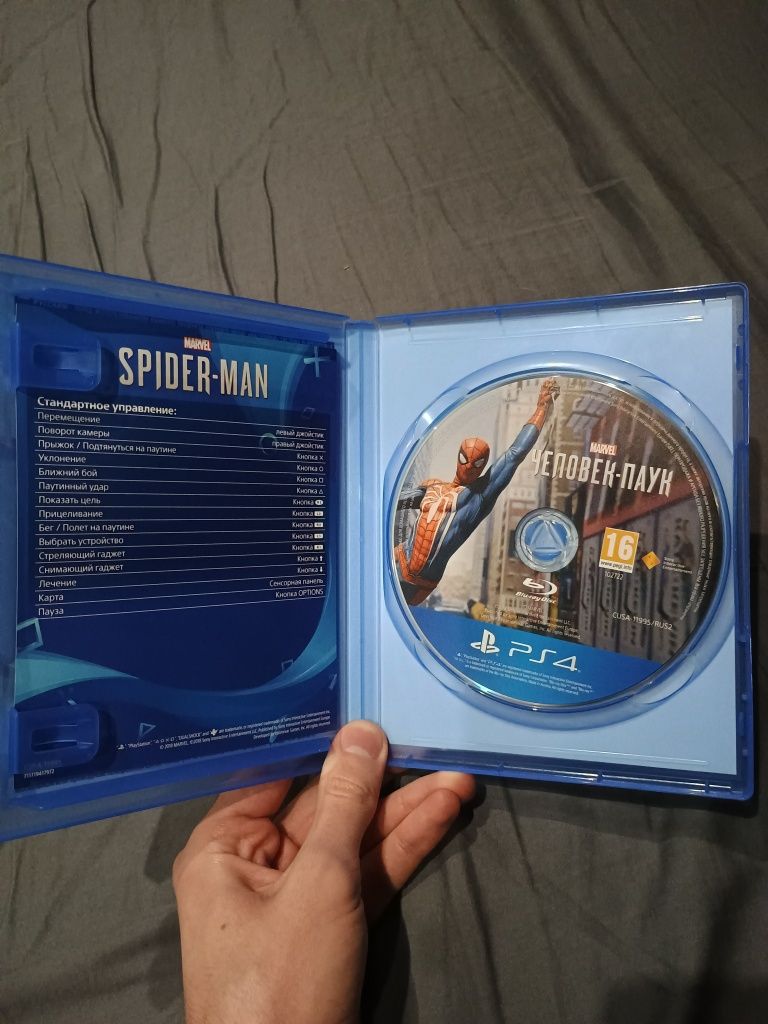 Spider Man PS4 Диск