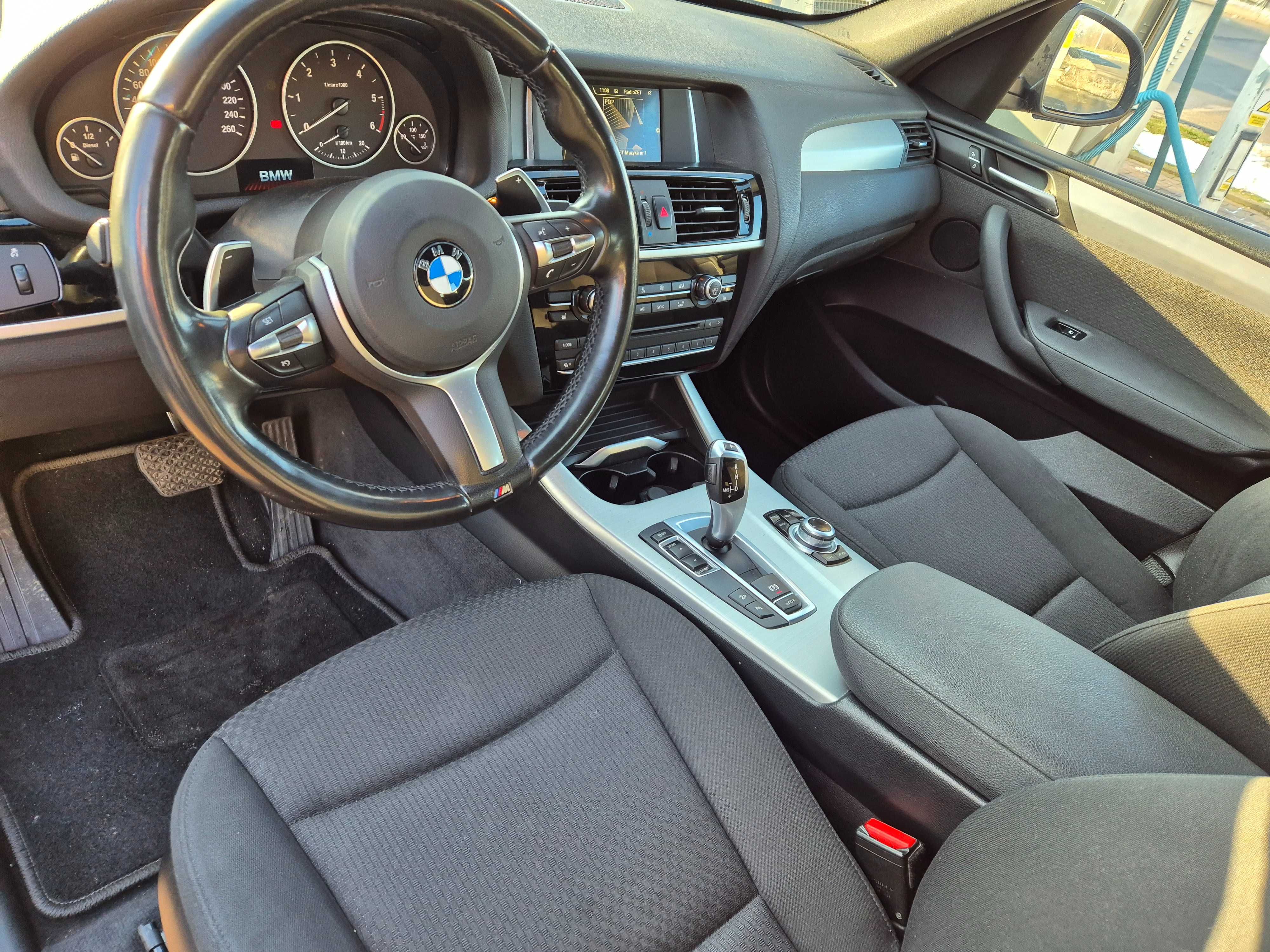 BMW X3,2.0D,190KM,2016/17,navi,kamera,VAT-23%,salon Polska,ZAMIANA
