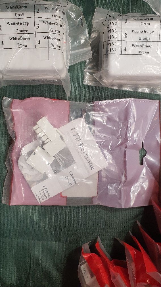 Модулі і розетки RJ45 продаж одним лотом