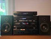 Wieża Pioneer HiFi Stereo (bardzo ładna) Kolumny Infinity (Gramofon)