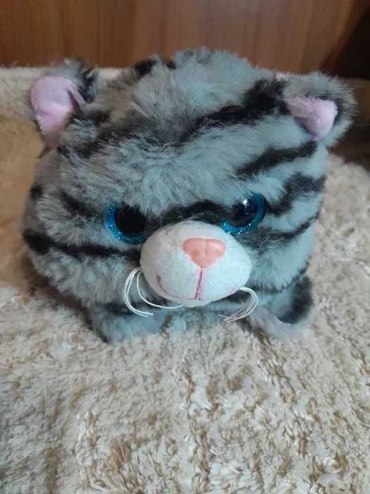 Nowa dwustronna maskotka pluszak dla dzieci Kotek 10 cm