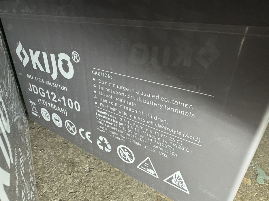 Аккумулятор Kijo JDG 12V 100Ah GEL