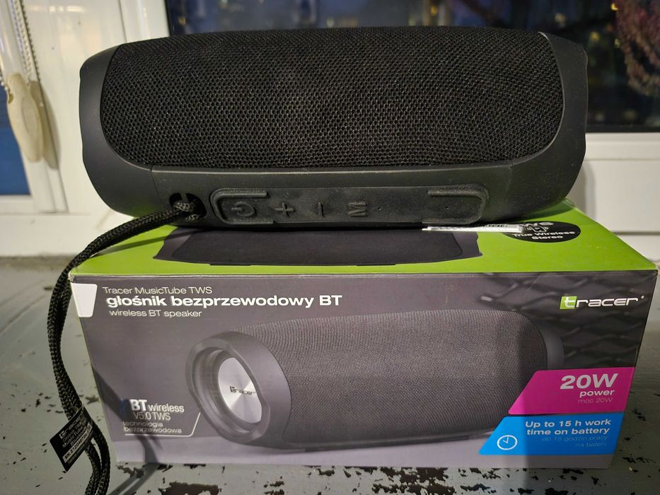 Głośnik Bluetooth Tracer Music Tube Tw Radio  20 W