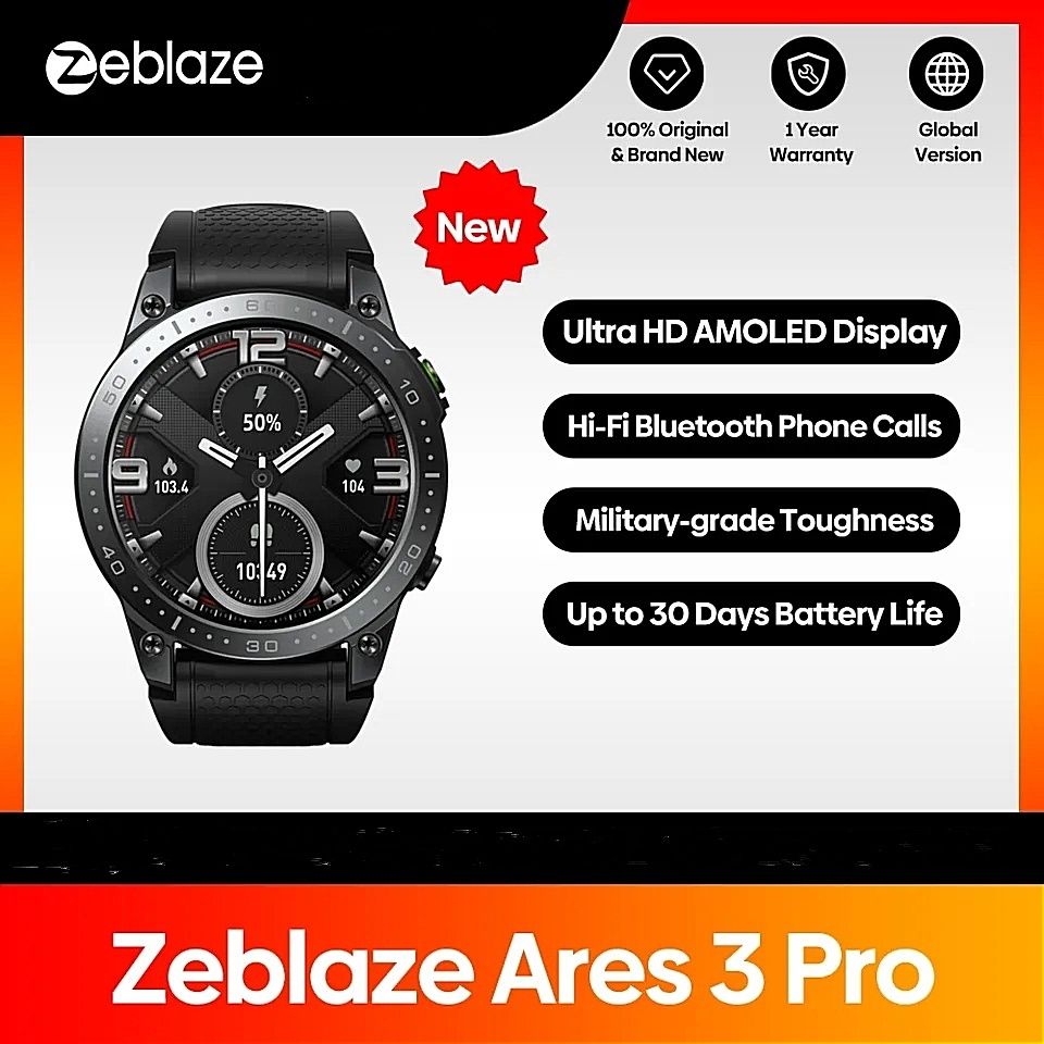 Смарт годинник Zeblaze Ares 3 Pro