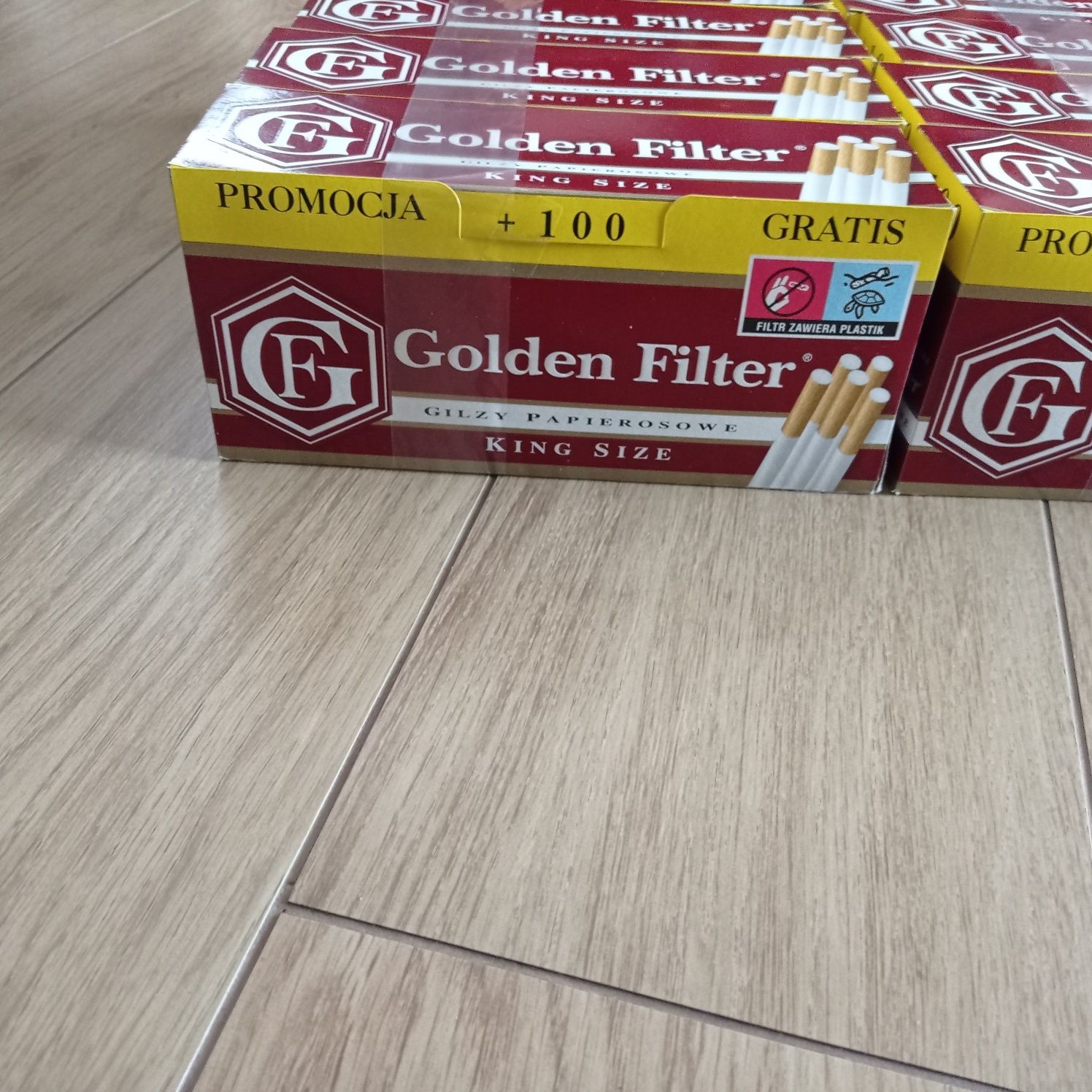 Gilzy papierosowe Golden Filter