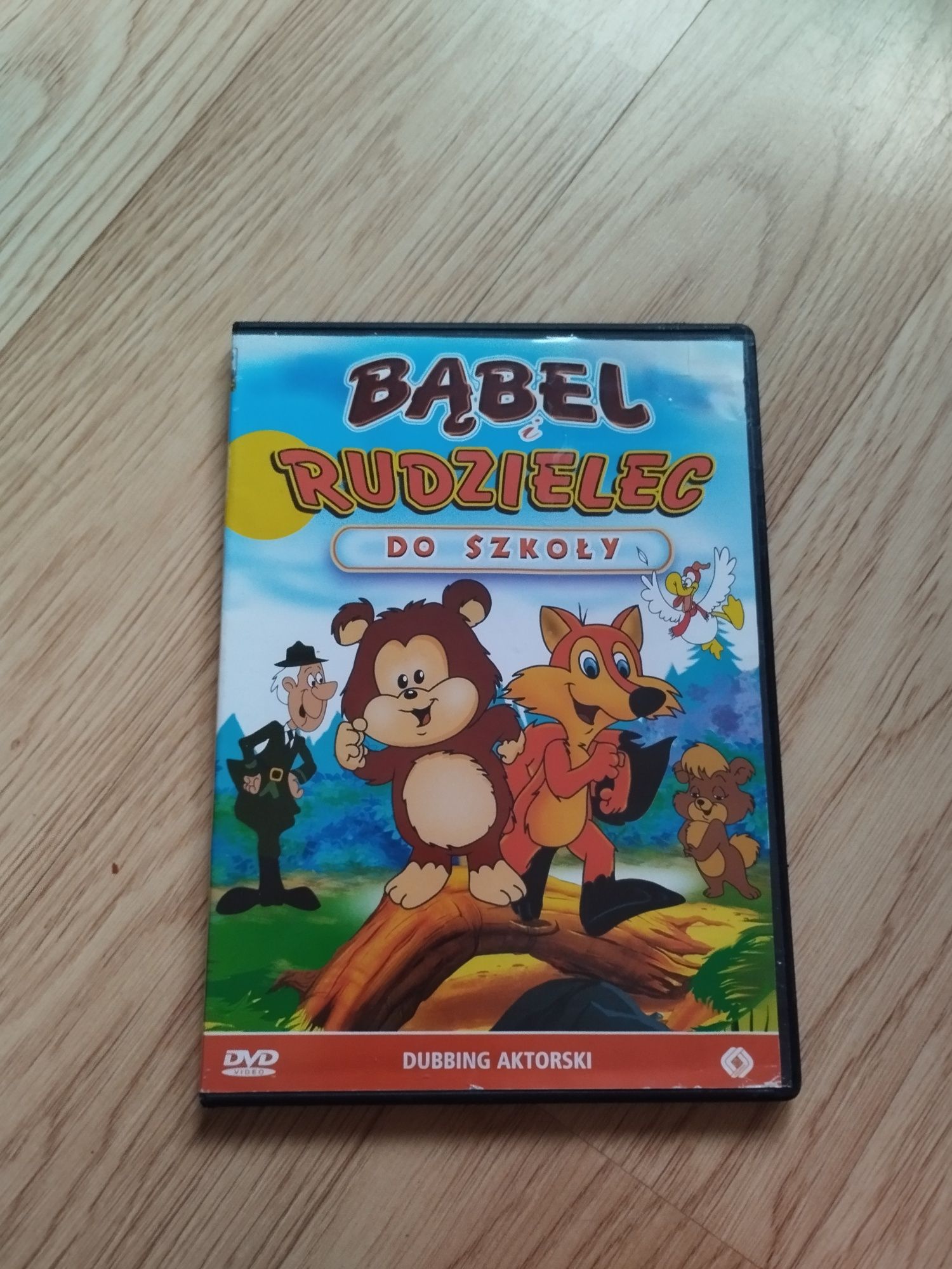 Płyta DVD z bajką bąbel i rudzielec do szkoły