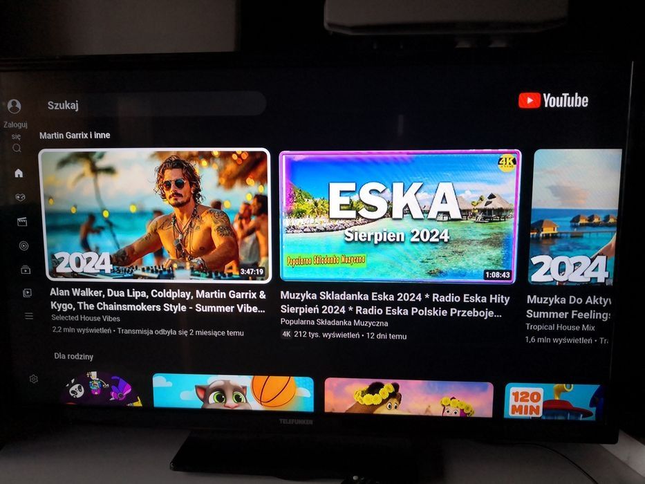 Telewizor Telefunken 40 cali Smart TV Youtube WiFi