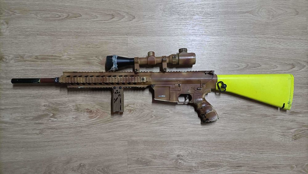 Airsoft M4 DMR usada
