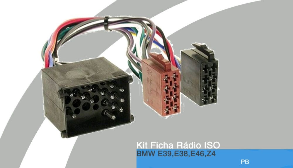 Kit fichas Radio ISO p/BMW NOVO
