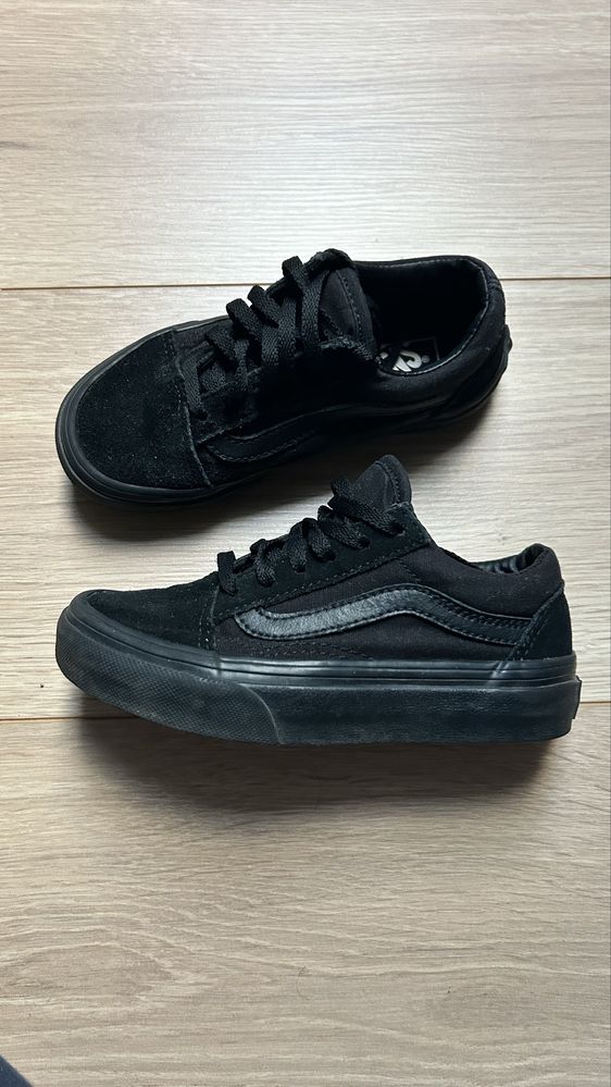 Czarne buty Vans dla dzieci dla chlopka i dzireczyny