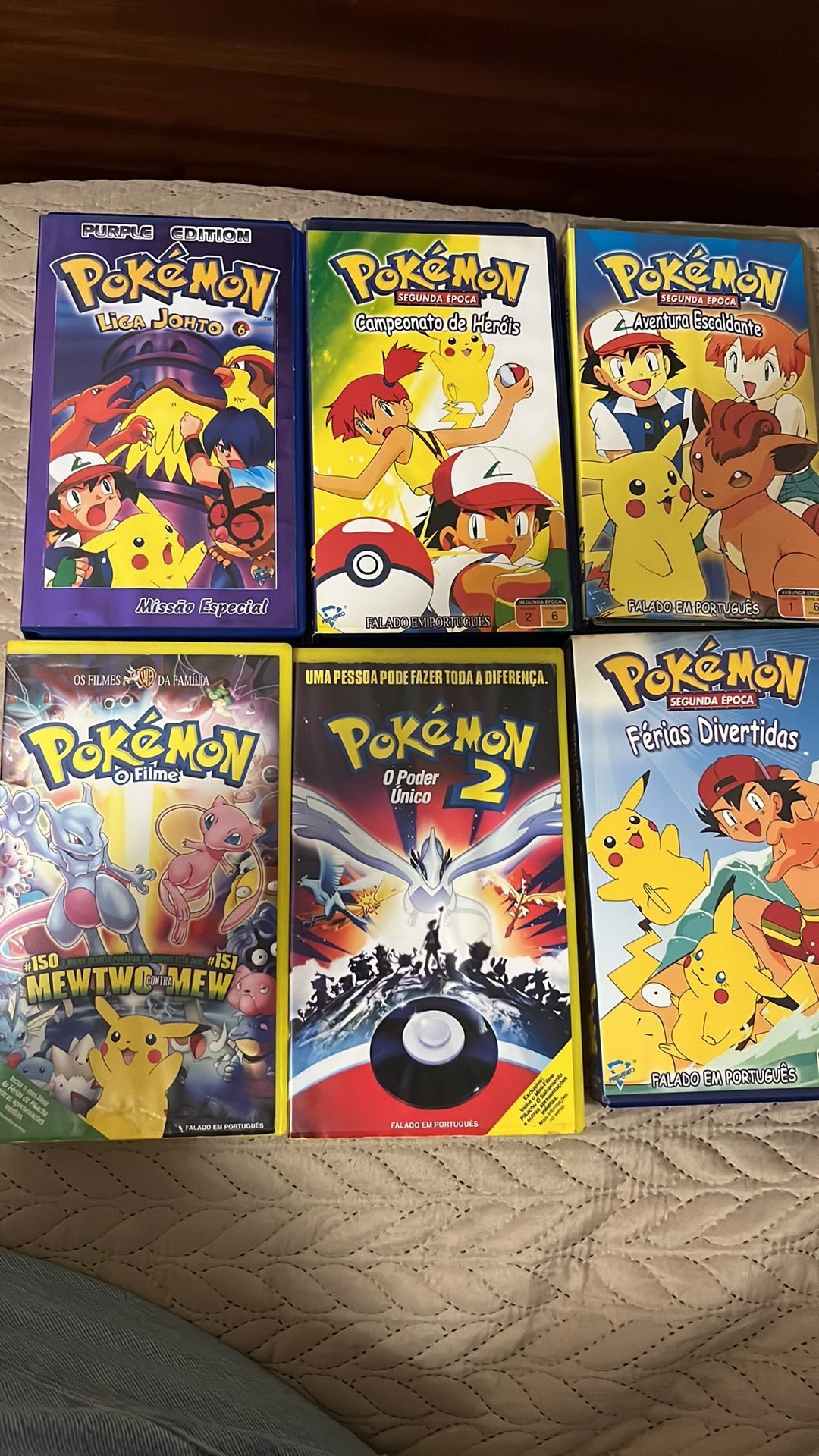 Cassetes Pokémon Vhs