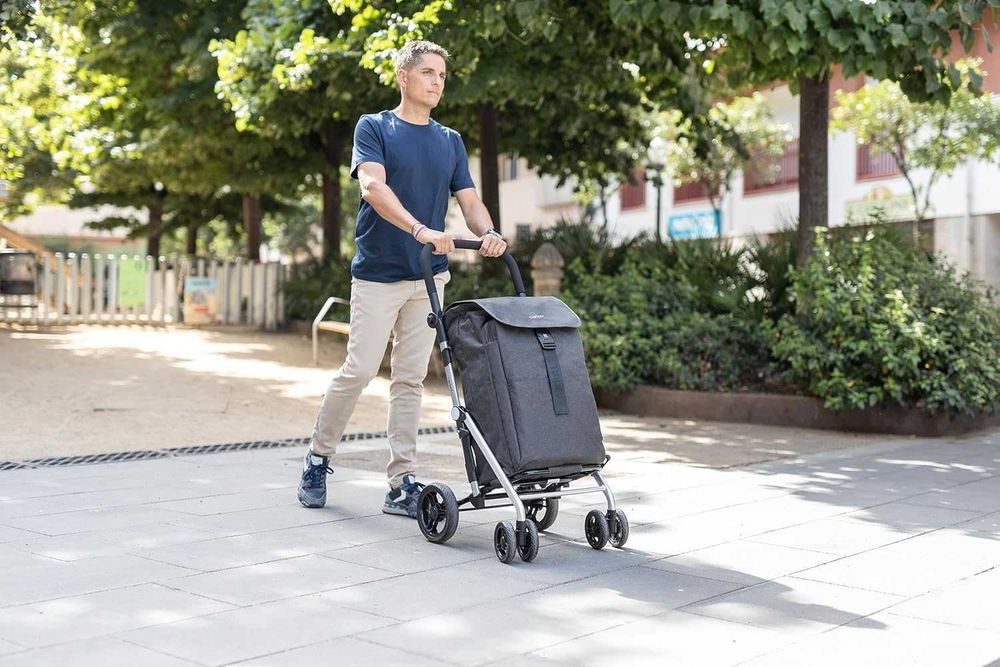 Carlett Lett470 Wózek na zakupy składany 4-kołowy 32 kg,64L, 11L termo
