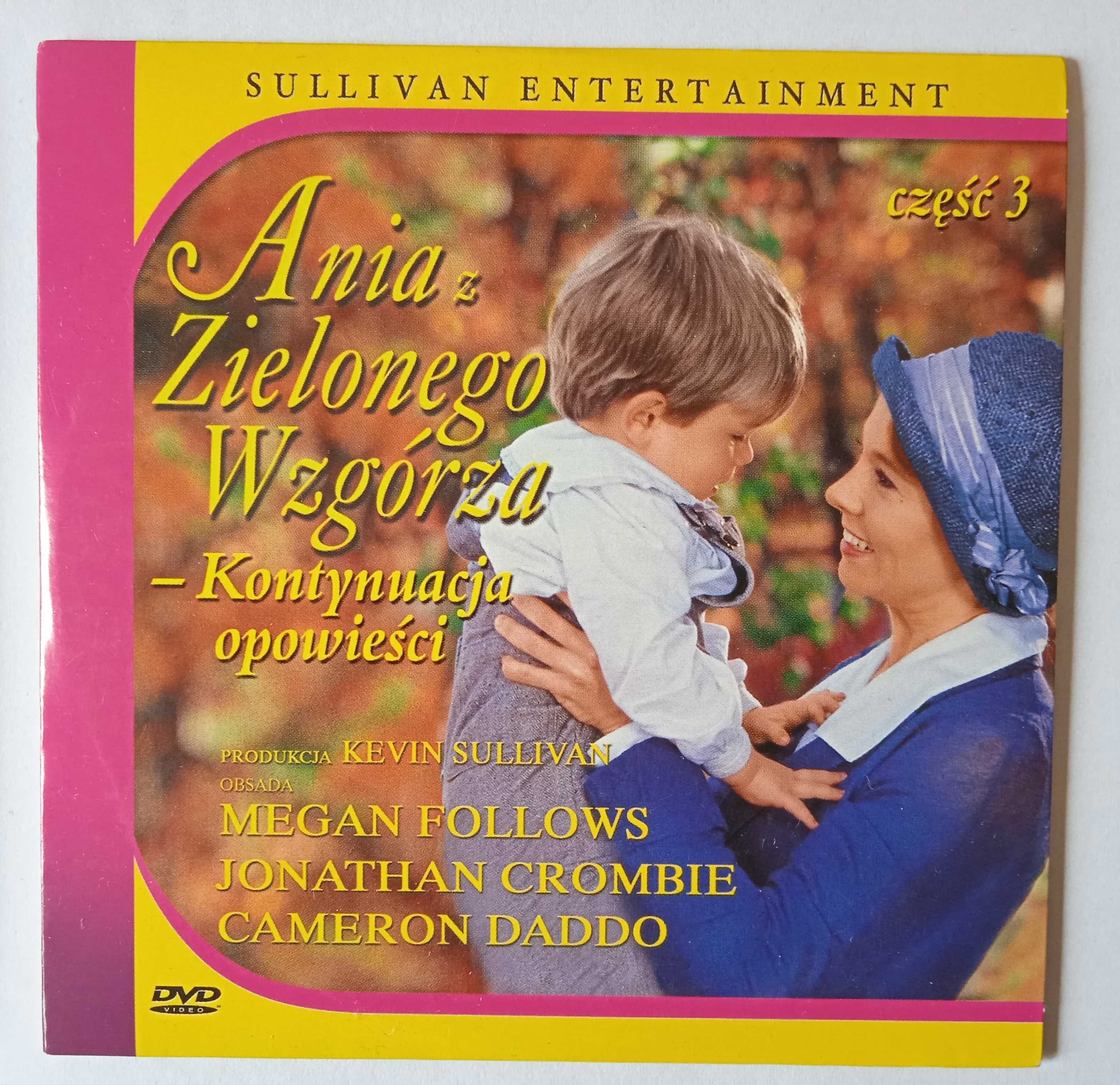 3 x DVD Ania z zielonego wzgórza komplet lepktor PL