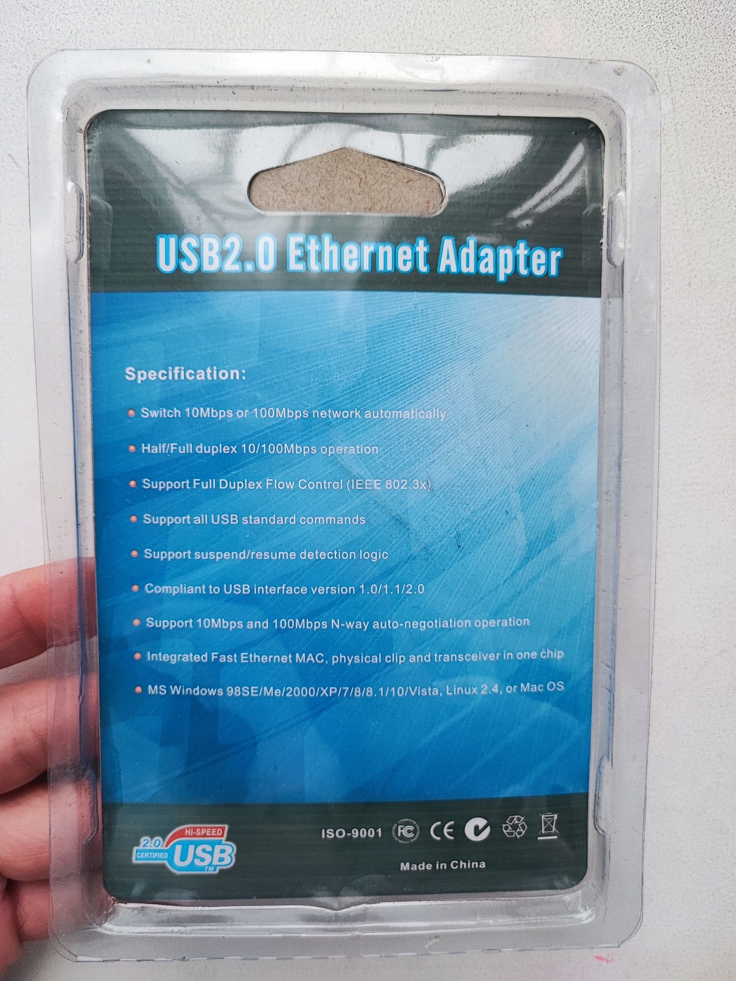 Driver Free USB 2.0 Ethernet Adapter for PC, DVB, TV Set Box