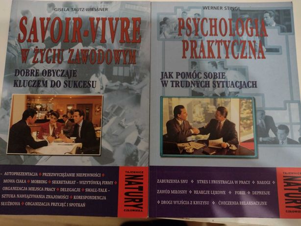Savoir-vivre G.Tautz-Wiessner, psychologia praktyczna W.Stingl książki